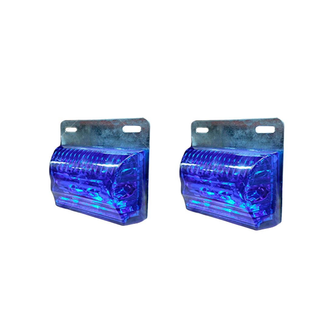 JUEGO DE FAROS LED LATERALES-24V-AZUL