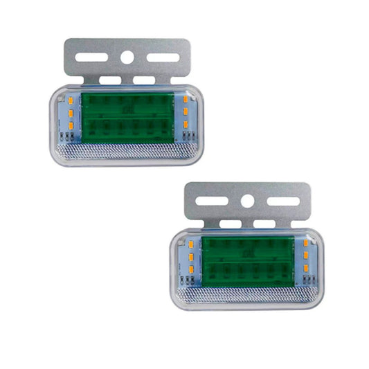 JUEGO DE FAROS LED LATERALES - 12V - VERDE