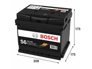 BOSCH Batería S6X 48D - 48Ah - 12V - 380 CCA - Borne Derecho - AUTOS Y CAMIONETAS