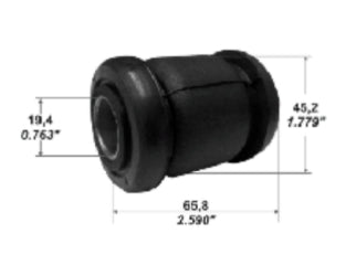 BUJES DE SUSPENSION LIVIANOS CHEVROLET AVEO/AVEO G3 TRAVESANO DE MOTOR PARTE DELANTERA 19.40X45.20X65.80MM_