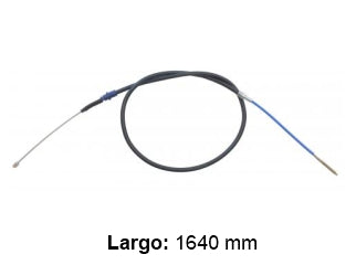 CABLES FRENO DE MANO LIVIANOS VOLKSWAGEN GOLF III 1.8-2.0 GTI 95/97 FRENO TRASERO DERECHO/IZQUIERDO A DISCO - LARGO 1640 MM - FREM