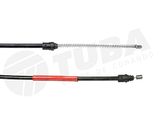CABLES FRENO DE MANO LIVIANOS RENAULT CLIO II SEDAN - TRASEIRO DIREITO - COM ABS - FREIO A TAMBOR 98...CLIO II TRASEIRO DIREITO -