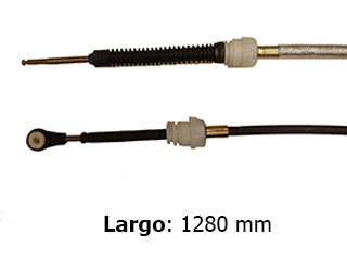 CABLES CAMBIOS - SELECTORA DE CAJA LIVIANOS VOLKSWAGEN POLO/VIRTUS 1.6 16V MSI 17/.. ENGANCHE - LARGO 1280 MM - FREMEC 4508_
