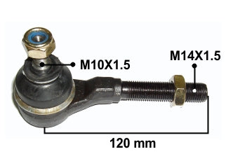 EXTREMOS DE DIRECCION LIVIANOS CITROEN C4 4 PUERTAS/C4 LOUNGE EXTREMO DE DIRECCION DERECHO LARGO 115MM_