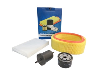 KIT FILTROS RENAULT KANGOO/LOGAN/SANDERO/SYMBOL 1.6 8V K7M/CLIO II SPORT 1.6 16V 00/04_