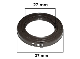 RETENES MOTOR LIVIANOS FIAT PALIO/SIENA/PUNTO/STRADA/IDEA 1.3 16V-1.4 8V FIRE RETEN DISTRIBUCION 27.00X37.00X7.00MM-GIRO H_