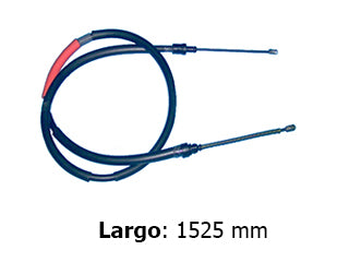 CABLES FRENO DE MANO LIVIANOS CITROEN XSARA/XSARA PICASSO 1.4-1.6 FRENO TRASERO DERECHO A CAMPANA - LARGO 1525 MM_