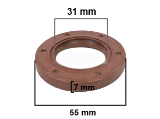 RETENES MOTOR LIVIANOS FIAT PALIO/PUNTO/UNO 1.4 8V EVO RETEN ARBOL DE LEVAS 31.00X55.00X7.00 MM - GIRO H_