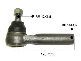 EXTREMOS DE DIRECCION LIVIANOS CITROEN C25/JUMPER