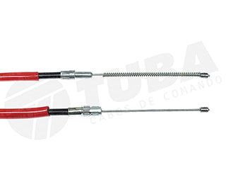 CABLES FRENO DE MANO LIVIANOS FORD RANGER 09/.. FRENO TRASERO IZQUIERDO - LARGO 1455 MM_