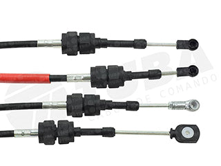 CABLES CAMBIOS - SELECTORA DE CAJA LIVIANOS FORD ECOSPORT 2.0 16V 4X2 01-03/11-08 DOS CABLES UNIDOS CON GOMA - LARGO 1807 MM_