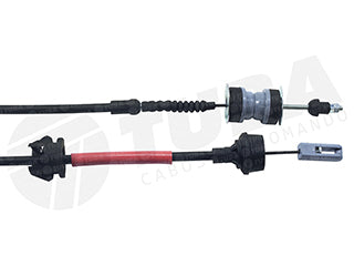 CABLES DE EMBRAGUE LIVIANOS PEUGEOT 306 2.0 16V-1.9 D ../98 REGULACION MANUAL - LARGO 770 MM_