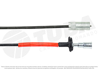 CABLES VELOCIMETRO LIVIANOS CHEVROLET CORSA/COMBO/TIGRA 94/.. CON GUARDAPOLVO - LARGO 855 MM - CON BOQUILLA Y ROSCA M18_