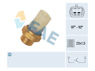 BULBOS TEMPERATURA ELECTROVENT CHEVROLET S10/BLAZER 2.5 TD MAXION / FIAT REGATA 1.6 85/95_