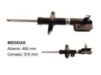 AMORTIGUADORES LIVIANOS CHEVROLET CRUZE 2011/.. DELANTERO DERECHO_