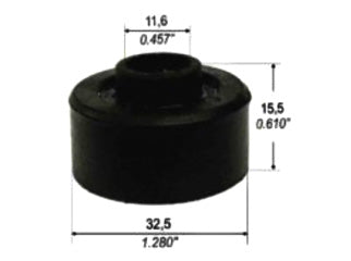 BUJES DE SUSPENSION LIVIANOS CHEVROLET S10 12/.. BUJE CENTRADOR DE CAZOLETA 32.50X11.60X15.00 MM - PACK X2