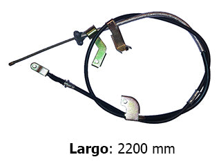 CABLES FRENO DE MANO LIVIANOS TOYOTA HILUX 2.5-3.0 06/15 FRENO TRASERO IZQUIERDO - LARGO 2200 MM_