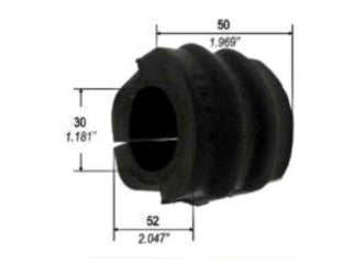 BUJES DE SUSPENSION PESADOS FORD CARGO 915 / VOLKSWAGEN 9150 BUJE BARRA ESTABILIZADORA DELANTERA 30X52X55 MM_