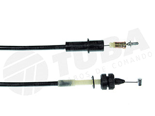 CABLES DE ACELERADOR LIVIANOS CHEVROLET CORSA/COMBO/TIGRA 1.0-1.4-1.6 16V MPFI LARGO 1040 MM - TERMINAL METALICO_