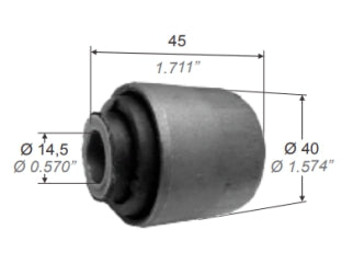 BUJES DE SUSPENSION LIVIANOS VOLKSWAGEN VENTO BUJE TENSOR TRASERO_