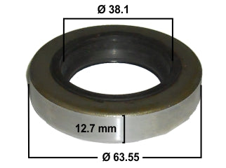 RETENES DIFERENCIAL Y CAJA LIVIANOS FORD F100 DIFERENCIAL TRANSAX ../80 / CHEVROLET CHEVY/400/C10 / DODGE D100 38.10X63.55X12.70 MM_