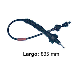 CABLES DE EMBRAGUE LIVIANOS PEUGEOT 206 1.9 D DW8-2.0 HDI DW10/207/HOGGAR 1.9 D DW8 REGULACION AUTOMATICA - LARGO 835 MM - FREME