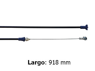 CABLES DE ACELERADOR PESADOS MERCEDES BENZ L1632/L1634/LS1632/LS1634 TRAMO CAJA PEDAL - SISTEMA MULTIFUNCION - LARGO 918 MM - FRE