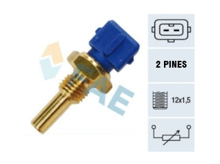 BULBOS TEMPERATURA DE AGUA CHEVROLET CORSA 1.4/VECTRA 2.0 / FIAT UNO 1.3-1.4 T/FIORINO 1.4-1.5-1.6 / FORD TRANSIT 2.0-2.4_