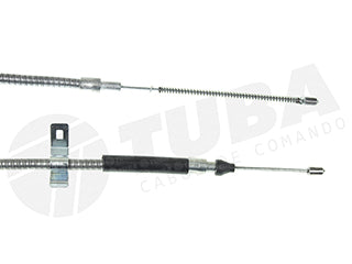 CABLES FRENO DE MANO LIVIANOS VOLKSWAGEN SAVEIRO 10/.. FRENO TRASERO IZQUIERDO A CAMPANA - LARGO 1842 MM_