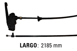 CABLES APERTURA CAPOT LIVIANOS PEUGEOT PARTNER / CITROEN BERLINGO 10/.. CON MANIJA Y GUARDAPOLVO - LARGO 2185 MM - FREMEC 4599_