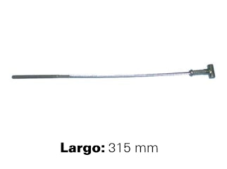 CABLES FRENO DE MANO LIVIANOS CHEVROLET ASTRA/VECTRA/ZAFIRA / OPEL CALIBRA 98/..  CABLE ENSAMBLE FRONTAL-PALANCA - LARGO 315 MM -