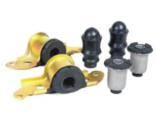 KIT BUJES SUSPENSION COMPLETO FIAT PALIO/SIENA/STRADA CON DIRECCION MECANICA KIT BUJES TREN DELANTERO 6 PIEZAS_