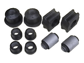 KIT BUJES SUSPENSION COMPLETO PEUGEOT 504 82/98/505 82/00 KIT BUJES DE SUSPENSION TREN DELANTERO PARA BARRA ESTAB 24 MM 10 PIEZAS_