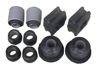 KIT BUJES SUSPENSION COMPLETO PEUGEOT 504 82/00 KIT BUJES DE SUSPENSION TREN DELANTERO PARA BARRA ESTABILIZADORA 24 MM 10 PIEZAS_