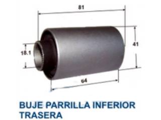 BUJES DE SUSPENSION LIVIANOS NISSAN FRONTIER 02/09/NP 300 10/13 BUJE PARRILLA INFERIOR PARTE TRASERA_