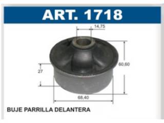 BUJES DE SUSPENSION LIVIANOS TOYOTA COROLLA 02/18 BUJE PARRILLA DELANTERA PARTE TRASERA_