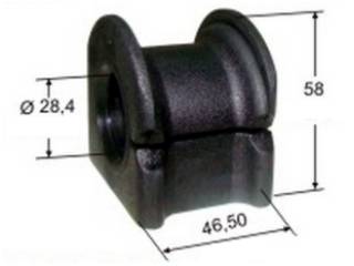 BUJES DE SUSPENSION LIVIANOS FORD RANGER 04/.. BUJE BARRA ESTABILIZADORA DELANTERA CON GRASA MARRON_