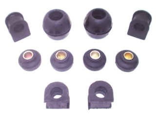 KIT BUJES SUSPENSION COMPLETO FIAT UNO/DUNA/FIORINO KIT BUJES DE SUSPENSION TREN DELANTERO PARA BARRA ESTABILIZADORA 19MM BAJO_