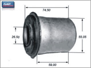 BUJES DE SUSPENSION LIVIANOS TOYOTA HILUX 4X4 92/01/SR5 97/01 BUJE PARRILLA DELANTERA SUPERIOR_