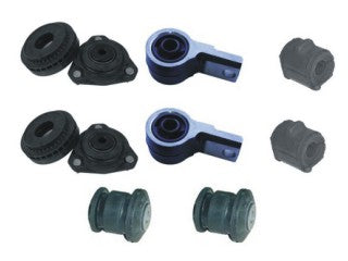 KIT BUJES SUSPENSION COMPLETO FORD ECOSPORT 4X2 KIT BUJES TREN DELANTERO PARA BARRA ESTABILIZADORA 12.5MM 8 PIEZAS_