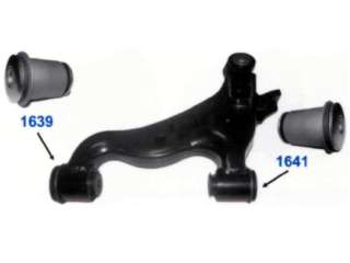 BUJES DE SUSPENSION LIVIANOS TOYOTA HILUX/HILUX SW4 05/.. BUJE PARRILLA DELANTERA INFERIOR PARTE TRASERA_