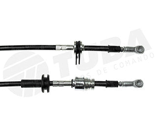 CABLES CAMBIOS - SELECTORA DE CAJA LIVIANOS PEUGEOT BOXER / CITROEN JUMPER / FIAT DUCATO 05/.. SELECCION - ROTULA CHICA - LARGO 993 MM _