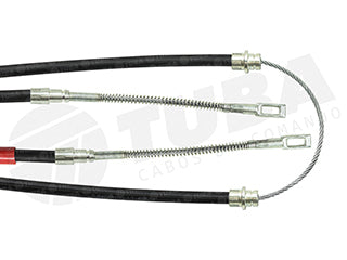 CABLES FRENO DE MANO LIVIANOS IVECO DAILY 59.12/60.12/70.12 96/.. FRENO ENTRE RUEDAS - LARGO 2915 MM _
