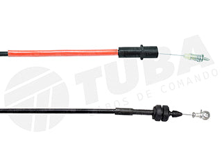 CABLES DE ACELERADOR LIVIANOS CHEVROLET CORSA/COMBO 1.4-1.6 EFI MONOPUNTO 94/96 LARGO 855 MM - TERMINAL METALICO_