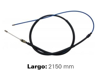 CABLES FRENO DE MANO LIVIANOS PEUGEOT 307 SW 02/.. FRENO TRASERO DERECHO/IZQUIERDO A DISCO - LARGO 2150 MM _
