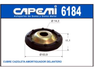 CAZOLETAS DE SUSPENSION CITROEN C3/C4 CUBRE CAZOLETA DE SUSPENSION DELANTERA_