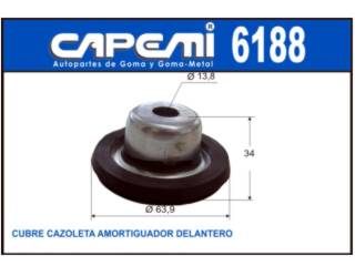 CAZOLETAS DE SUSPENSION VOLKSWAGEN  GOL TREND/VOYAGE/BORA/GOLF IV/NEW BEETLE CUBRE CAZOLETA DE SUSPENSION DELANTERA_