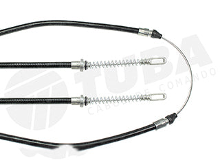 CABLES FRENO DE MANO LIVIANOS IVECO DAILY 35.08/35.10/35.12/49.10/49.12 96/.. FRENO ENTRE RUEDAS - LARGO 2680 MM _
