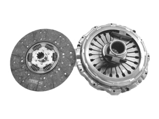 KIT DE EMBRAGUES PESADOS FORD CARGO 1421-1422-1521-1622-1721-1722-2322-2422-2622-3222 / VW 14210/14220/16210 C/TUBO GUIA_