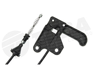 CABLES APERTURA CAPOT LIVIANOS CHEVROLET S10/BLAZER 95/.. CON MANIJA - LARGO 2045 MM_